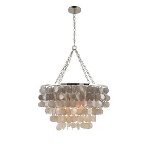 Mellicent - 7 Light Chandelier-34 Inches Tall and 24 Inches Wide