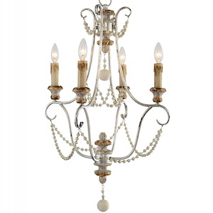 Venezia - 4 Light Medium Chandelier-32 Inches Tall and 19 Inches Wide