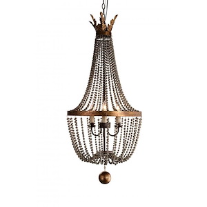 Mirella - 6 Light Chandelier-36 Inches Tall and 19 Inches Wide