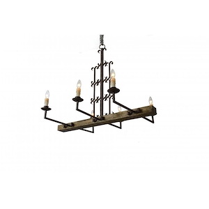 Glorenza - 6 Light Chandelier-30 Inches Tall and 35 Inches Wide - 1153121