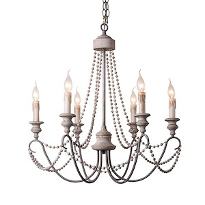 Agiola - 6 Light Chandelier-29 Inches Tall and 28 Inches Wide
