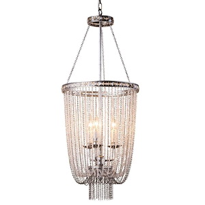 Jemma - 3 Light Chandelier-38 Inches Tall and 16 Inches Wide