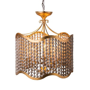 Luigia - 5 Light Chandelier-22 Inches Tall and 20 Inches Wide
