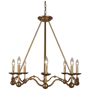 Rosina - 6 Light Chandelier-24 Inches Tall and 24 Inches Wide