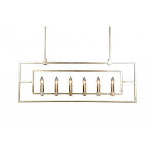 Daniela - 8 Light Chandelier-15 Inches Tall and 40 Inches Wide