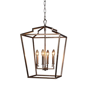 Camilla - 4 Light Medium Chandelier-25 Inches Tall and 17 Inches Wide