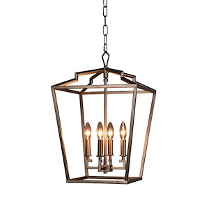 Camilla - 4 Light Small Chandelier-20 Inches Tall and 14 Inches Wide