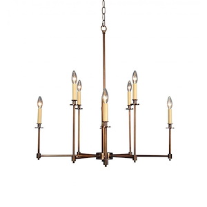 Sylvana - 8 Light Chandelier-32 Inches Tall and 32 Inches Wide