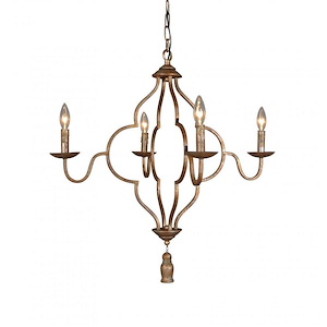 Marica - 4 Light Chandelier-28 Inches Tall and 28 Inches Wide - 1146557