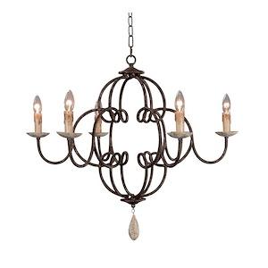 Felisa - 6 Light Chandelier-27 Inches Tall and 32 Inches Wide