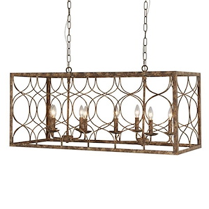 Tabby - 8 Light Chandelier-40 Inches Tall and 17 Inches Wide - 1149417
