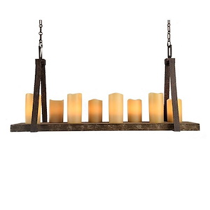 Fiamma - 8 Light Chandelier-19 Inches Tall and 40 Inches Wide