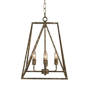 Gia - 4 Light Chandelier-19 Inches Tall and 14 Inches Wide