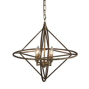 Lia - 4 Light Chandelier-24 Inches Tall and 22 Inches Wide