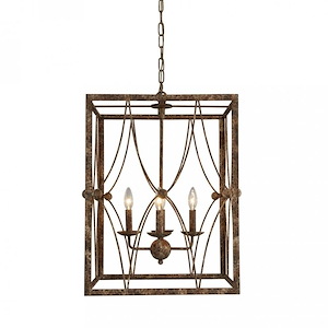 Cira - 4 Light Chandelier-26 Inches Tall and 18 Inches Wide