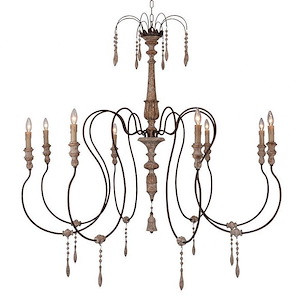 Arabella - 8 Light Chandelier-45 Inches Tall and 55 Inches Wide