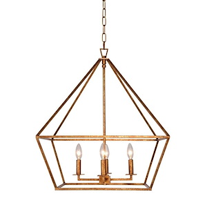 Amanta - 4 Light Chandelier-26 Inches Tall and 22 Inches Wide