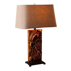 Hasta - 1 Light Table Lamp-28 Inches Tall and 17 Inches Wide