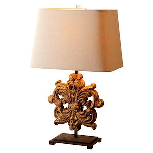 Florentia - 1 Light Table Lamp-25 Inches Tall and 16 Inches Wide