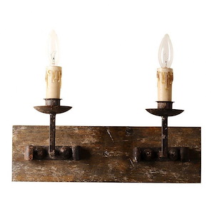 Glorenza - 3 Light Triple Wall Sconce-7 Inches Tall and 25 Inches Wide