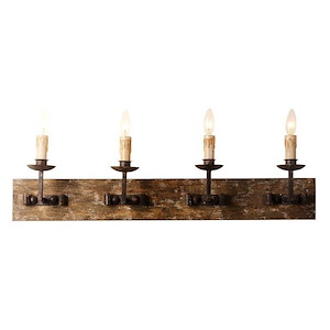 Milan - 1 Light Single Wall Sconce-9 Inches Tall and 4 Inches Wide