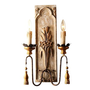 Valentina - 3 Light Triple Wall Sconce-28 Inches Tall and 13 Inches Wide - 1150925