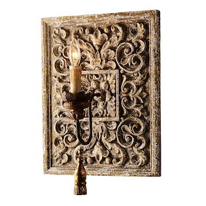 Tatiana - 1 Light Wall Sconce-17 Inches Tall and 13 Inches Wide