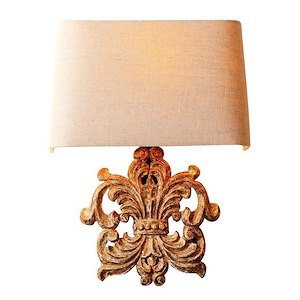 Daniela - 1 Light Wall Sconce-15 Inches Tall and 8 Inches Wide