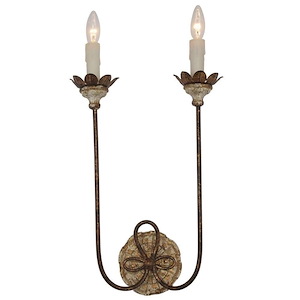 Nadia - 1 Light Wall Sconce-16 Inches Tall and 8 Inches Wide - 1152185