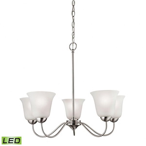 Conway - 26 Inch 47.5W 5 LED Chandelier - 886060