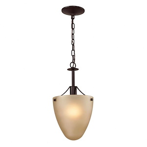 Jackson - 1 Light Convertible Semi-Flush Mount-16 Inches Tall and 9 Inches Wide