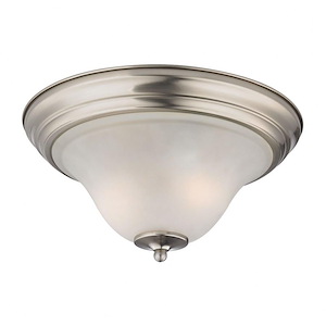 Kingston - 2 Light Flush Mount-7 Inches Tall and 13 Inches Wide