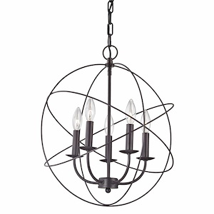 Williamsport - 5 Light Chandelier-20 Inches Tall and 18 Inches Wide - 1336237