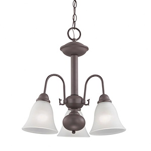 Bellingham - 3 Light Chandelier-20 Inches Tall and 19 Inches Wide