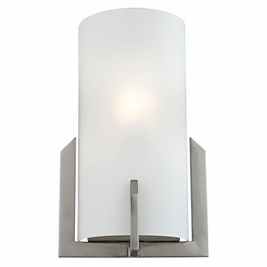1 Light Wall Sconce-12 Inches Tall and 8 Inches Wide