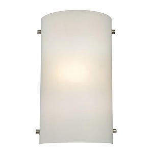 1 Light Wall Sconce-12 Inches Tall and 8 Inches Wide
