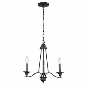 Farmington - 3 Light Chandelier-18 Inches Tall and 18 Inches Wide