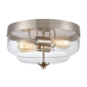 2 Light Flush Mount