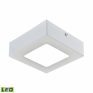 Warwick - 8W 1 LED Square Flush Mount-2 Inches Tall and 5 Inches Wide