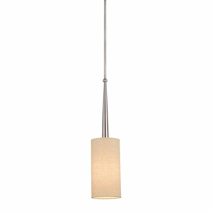 Allure - 1 Light Mini Pendant-25.75 Inches Tall and 6 Inches Wide