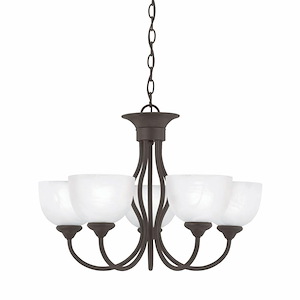 Tahoe - 5 Light Chandelier-16.5 Inches Tall and 24 Inches Wide