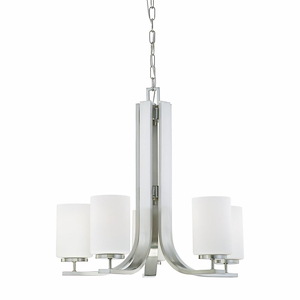 Pendenza - 5 Light Chandelier-22.25 Inches Tall and 23.5 Inches Wide
