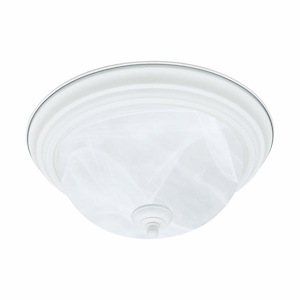 Ceiling Essentials - 2 Light Flush Mount-6 Inches Tall and 14 Inches Wide
