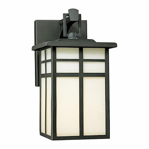 Mission - 1 Light Outdoor Wall Sconce-10.5 Inches Tall and 5.5 Inches Wide