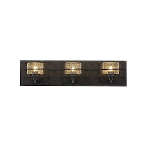 Sky Loft - 3 Light Bath Bar-5.25 Inches Tall and 21.25 Inches Wide