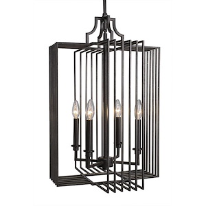 Sky Loft - 4 Light Chandelier-25 Inches Tall and 16.25 Inches Wide