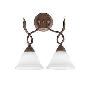 Edge - 2 Light Wall Sconce-14.5 Inche Tall and 7.5 Inches Wide