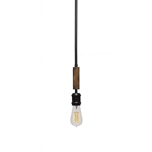 Portland - 1 Light Mini Pendant-15 Inches Tall and 2.25 Inches Wide - 696522