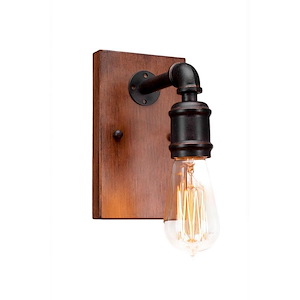 Portland - 1 Light Wall Sconce-10 Inches Tall and 4.5 Inches Wide
