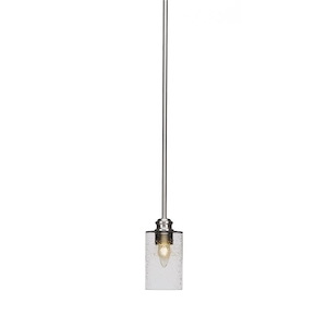 Edge - 1 Light Mini Pendant-7.25 Inches Tall and 4 Inches Wide - 755742